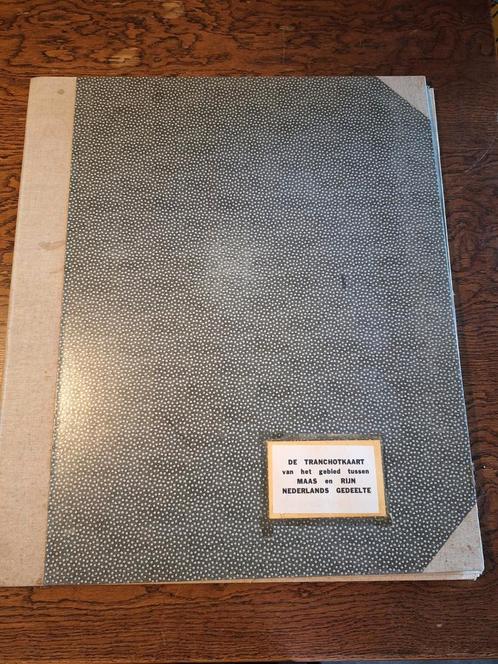 De Tranchotkaart van het gebied tussen Maas en Rijn, Boeken, Atlassen en Landkaarten, Landkaart, Nederland, 1800 tot 2000, Ophalen of Verzenden