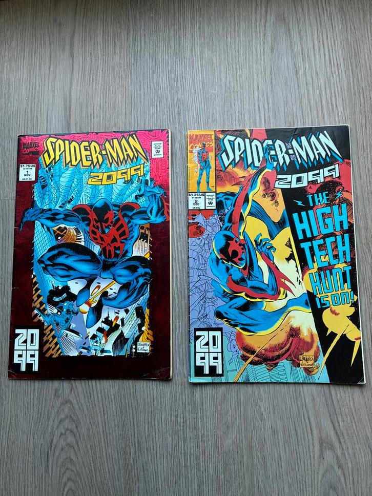 Spider-Man 2099 #1 & #2 - Marvel Comics, Boeken, Stripboeken, Gelezen, Meerdere stripboeken, Ophalen of Verzenden