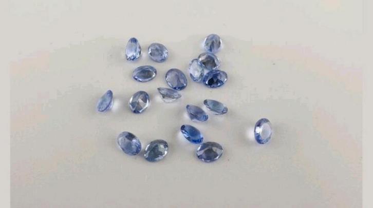 Tanzaniet Edelstenen Geslepen 18stuks., Sieraden, Tassen en Uiterlijk, Edelstenen, Nieuw, Ophalen of Verzenden
