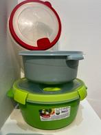 Curver vershoud set. Magnetron geschikt!! 3 verschillende, Ophalen of Verzenden, Zo goed als nieuw