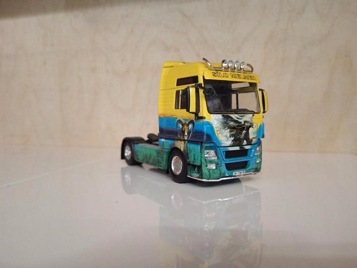 Man Silo Melmer WSI, Hobby en Vrije tijd, Modelauto's | 1:50, Nieuw, Bus of Vrachtwagen, Wsi, Ophalen of Verzenden