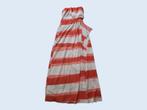 NIKKIE gestreepte strapless maxi jurk maat 34 ~ NH0156, Oranje, Ophalen of Verzenden, Zo goed als nieuw, Nikkie