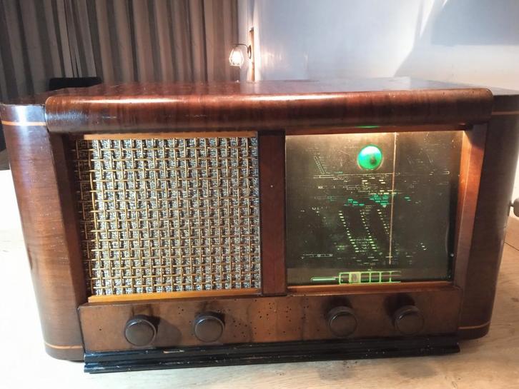 Zeldzame(radio museum.) Philips Pope type RA162 U, Antiek en Kunst, Antiek | Tv's en Audio, Ophalen