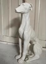 Greyhound Beeld, Hoog 74Cm, Italiaans Design. Jaren ‘60., Verzamelen, Gebruikt, Dier, Ophalen