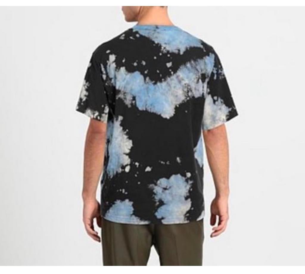 Versace Jeans Couture Tie-Dye Crewneck T-Shirt NIEUW 300$, Zwart, Nieuw, Ophalen of Verzenden, H