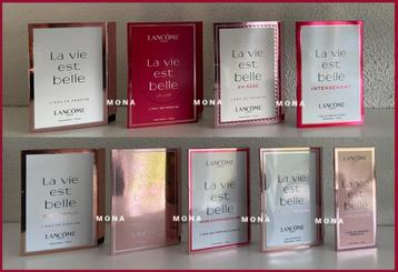 La Vie Est Belle set 9 parfum samples proefjes testers beschikbaar voor biedingen
