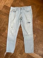 Calvin Klein lichtblauwe enkel jeans mt 30-32, Blauw, W32 (confectie 46) of kleiner, Ophalen of Verzenden, Gedragen