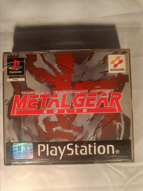 Metal gear solid tactical espionage action playstation 1, Spelcomputers en Games, Games | Sony PlayStation 1, Gebruikt, Avontuur en Actie