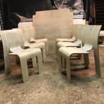 6 Vintage Gijs Bakker Castelijn Strip chairs stoel tafel, Huis en Inrichting, Ophalen, Gebruikt, Nvt, Eén