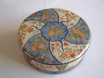 oud rond blik merk container  made in Holland nr..4 beschikbaar voor biedingen