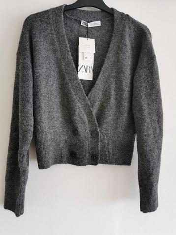 ZARA vest met wol en kameel mt. M beschikbaar voor biedingen