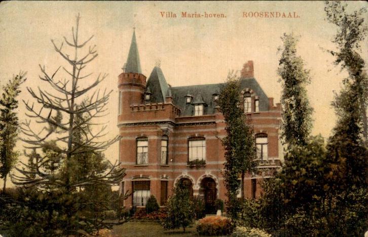 Villa Maria-hoven, Verzamelen, Ansichtkaarten | Nederland, Gelopen, Noord-Brabant, Voor 1920, Ophalen of Verzenden