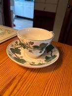 Wedgwood Etruria Barlaston Theekopje met Schotel Klimop, Antiek en Kunst, Antiek | Servies los, Ophalen of Verzenden