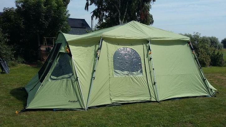 Eureka tent Tentomatic 4 Groen, Caravans en Kamperen, Tenten, tot en met 4, Zo goed als nieuw, Ophalen