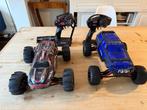 Traxxas : E-Revo 1/16 + Summit 1/16 + Oplader & extras, Hobby en Vrije tijd, Modelbouw | Radiografisch | Auto's, Elektro, Gebruikt