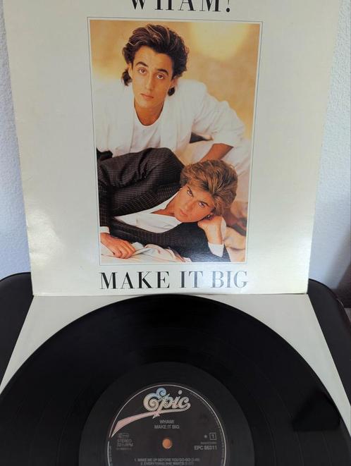 Wham - Make It Big ( vinyl+ poster), Cd's en Dvd's, Vinyl | Rock, Gebruikt, Poprock, 12 inch, Ophalen of Verzenden
