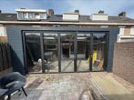 Gebruikte aluminium schuifpui, +- 5 m breed en 2,50 hoog, Ophalen, Gebruikt, Overige typen