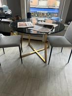 2 Grijze Stoelen  Modern, Ophalen of Verzenden, Zo goed als nieuw, Metaal, Eén