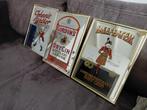 Vintage spiegels Beefeater / Johnnie Walker/ Gordon's, Ophalen of Verzenden, Rechthoekig, Minder dan 50 cm