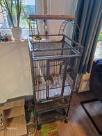 Metalen vogelkooi met boog, Ophalen, Gebruikt, -, -