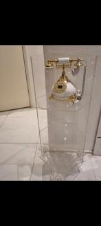 Hoog bijzettafel/ zuil van plexiglas, Ophalen of Verzenden, Rond, Minder dan 55 cm