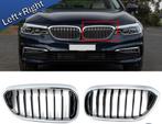 BMW Grilldeelset Hoogglans zwart + chroom G30/G31, Voor, Nieuw, Ophalen of Verzenden, Spatbord