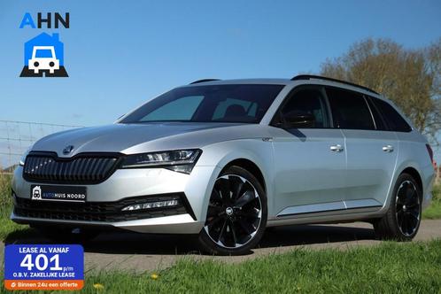 Skoda Superb Combi iV / 218 PK / DSG / Sportline / Black Edi, Auto's, Skoda, Bedrijf, Te koop, Superb, ABS, Achteruitrijcamera