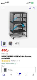 Midwest Ferret Nation kooi + alle toebehoren, Minder dan 60 cm, Kooi, Ophalen of Verzenden, Zo goed als nieuw