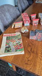 Minidam papieren huisjes uit 1964, Ophalen, Gebruikt, 1:50 tot 1:144