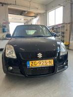 Suzuki Swift 1.6 3D Sport 2009 Zwart nieuwe apk, Voorwielaandrijving, 1005 kg, 125 pk, 4 cilinders