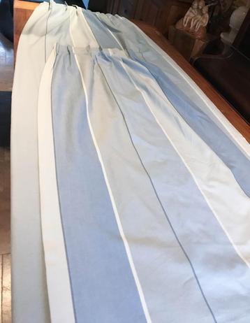 zeer stevige blauwe gordijnen - katoen polyester - v.a. 5,00 beschikbaar voor biedingen