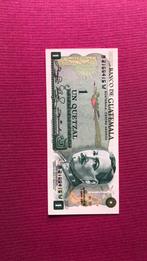 Bankbiljet Guatemala 1quetzal 1981 p59 unc  schaars, Postzegels en Munten, Bankbiljetten | Amerika, Ophalen of Verzenden