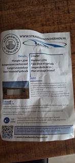 Strand Windscherm Dralon 5 meter, Caravans en Kamperen, Windschermen, Ophalen, Zo goed als nieuw