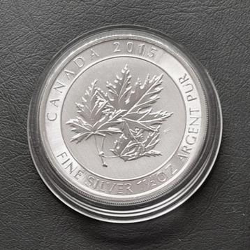 Canada 2015 1,5 ounce zilver Maple leaf (super leaf) beschikbaar voor biedingen
