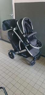 Hauck Duowagen 2 Persoons, Gebruikt, Verstelbare duwstang, Ophalen, Kinderwagen