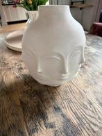 Jonathan Adler Vaas - Hoog Beroemd Hoofd, Wit, Aardewerk of Porselein, Ophalen of Verzenden, Zo goed als nieuw