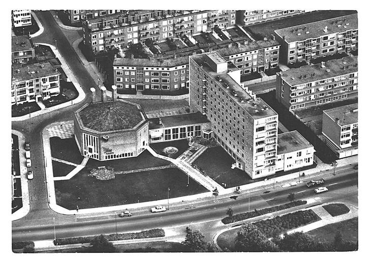 982675 Groningen Neboflat 1968 Gelopen met postzegel, Verzamelen, Ansichtkaarten | Nederland, Gelopen, Groningen, 1960 tot 1980
