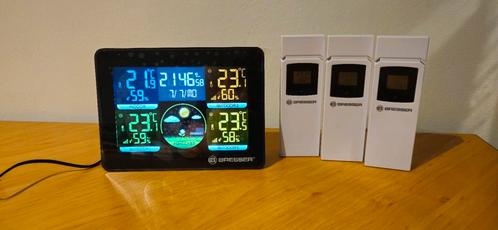 Bresser weerstation, 3 sensoren!, Audio, Tv en Foto, Weerstations en Barometers, Nieuw, Weerstation, Ophalen of Verzenden