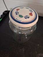 Vintage Boerenbont Voorraadpot, Huis en Inrichting, Ophalen of Verzenden, Gebruikt