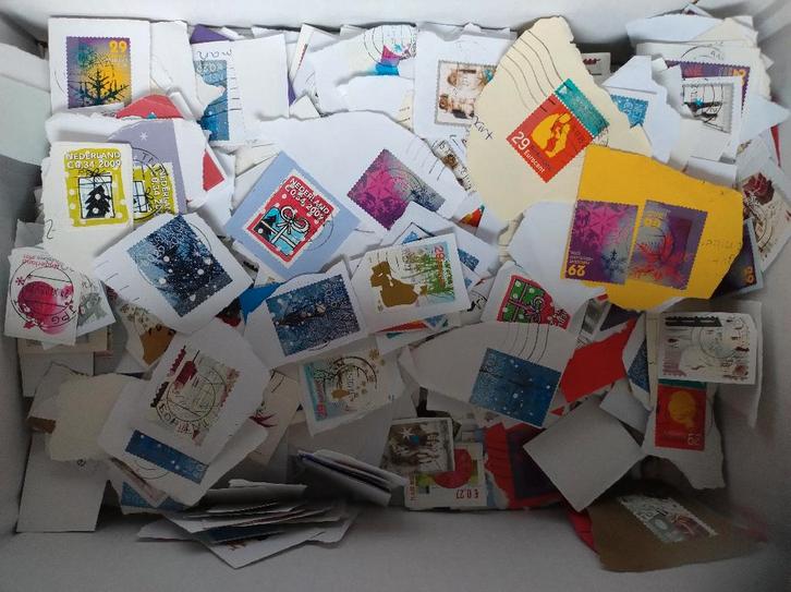 Decemberzegels 2001 tot en met 2009 onafgeweekt, Postzegels en Munten, Postzegels | Nederland, Gestempeld, Na 1940, Ophalen of Verzenden