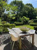 Tuintafel Rough 220 + 6x Hartman Sophie Studio eetkamerstoel, Tuin en Terras, Tuinsets en Loungesets, Ophalen, Gebruikt