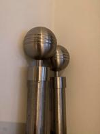 Roedes rvs voor ringgordijnen 2x, Ophalen, Zo goed als nieuw, 150 tot 200 cm