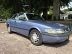 Saab 900 2.3 I Cabrio 1995 Blauw, Auto's, Saab, Voorwielaandrijving, 4 cilinders, Blauw, Leder en Stof
