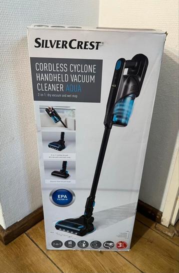 Silvercrest Draadloze Steelstofzuiger met Dweilfunctie beschikbaar voor biedingen