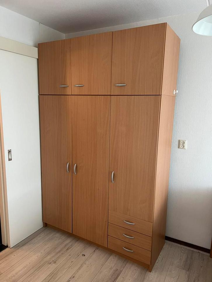 Gratis ophalen Kledingkast 2-Delig Kleding kast Hout Export, Huis en Inrichting, Kasten | Kledingkasten, Gebruikt, 150 tot 200 cm