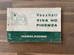 Vauxhall Viva HC Firenza Handleiding, Auto diversen, Ophalen of Verzenden
