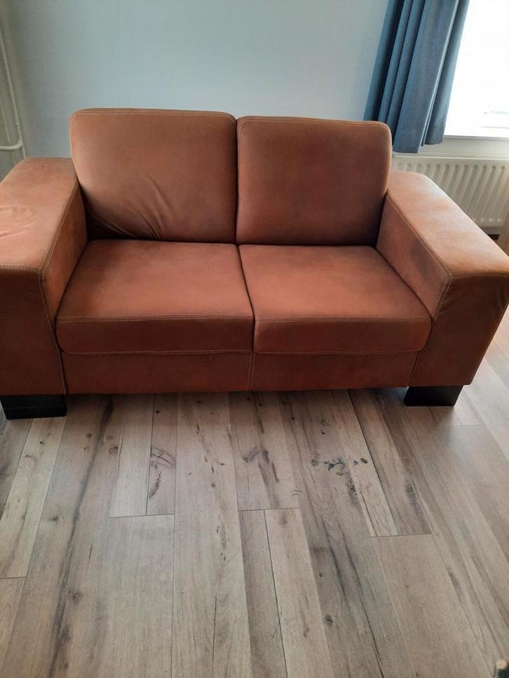 Stoere 2zits bank, Huis en Inrichting, Banken | Bankstellen, Gebruikt, Tweepersoons, 150 tot 200 cm, 75 tot 100 cm, Ophalen