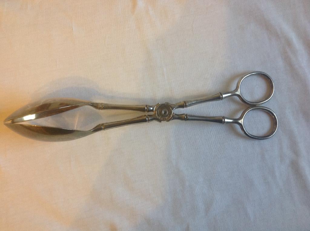 Verzilverde gebak tang, Ophalen of Verzenden