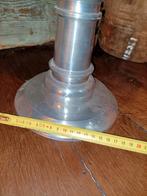 Zware grote etagère zilverkleurig plateau op voet, ., Ophalen of Verzenden, Zo goed als nieuw, .