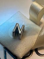 Pandora Letter N Bedel - Alfabet Bedel, Verzenden, Pandora, Zo goed als nieuw, 1 bedel